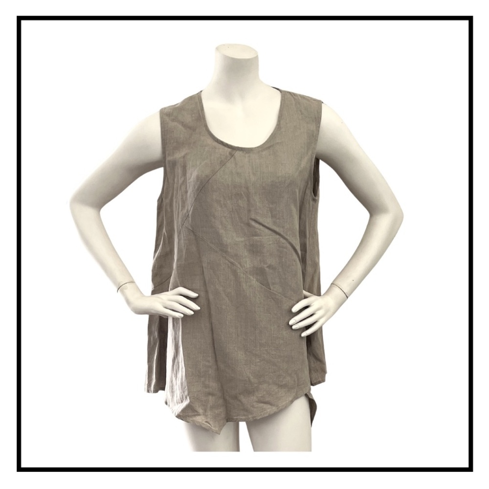 Banana Blue Linen Top